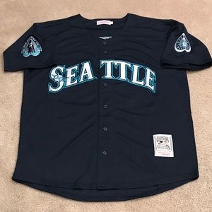 Ken Griffey Jr Seattle Mariners Jersey Mens XL Dark Blue Alt
